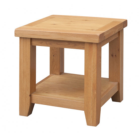 Acorn Wooden Lamp Table In Oak