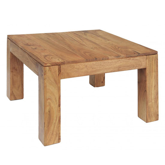 Carnival Square Wooden Coffee Table In Sand