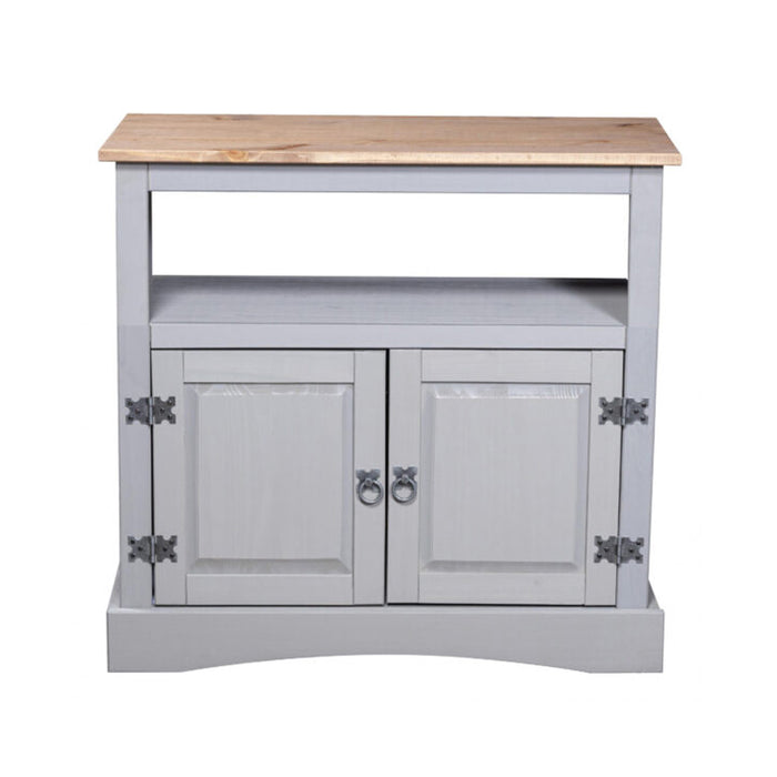 Corona TV Stand With 2 Doors In Grey