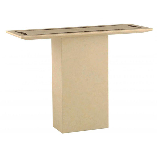 Malaga Marble Console Table In Natural Stone