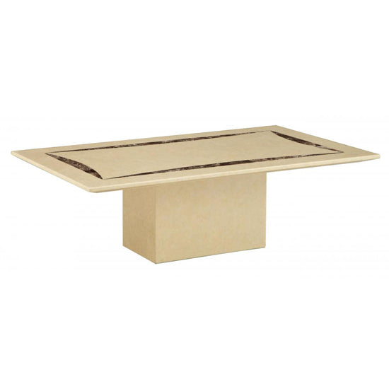 Malaga Marble Coffee Table In Natural Stone