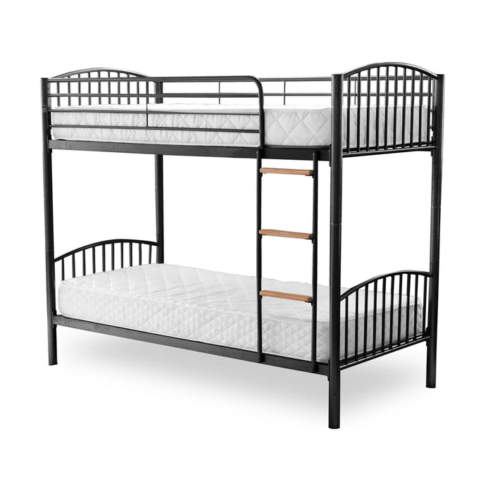 Montreal Metal Bunk Bed In Black