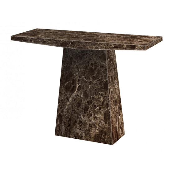 Senegal Marble Console Table In Natural Stone