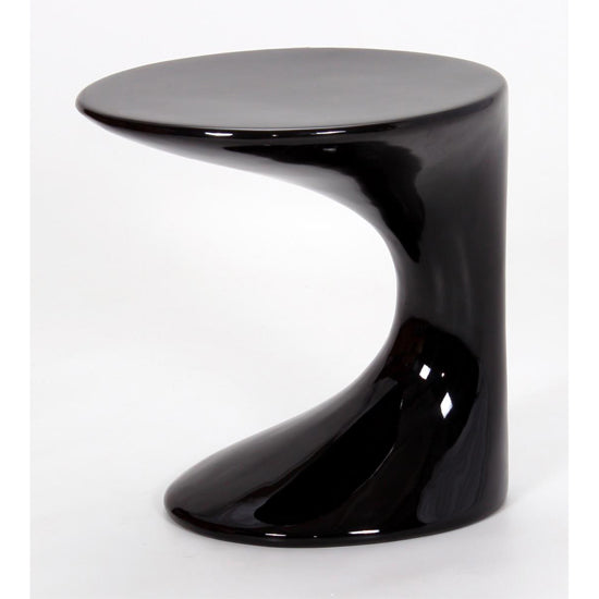 Wilcox High Gloss Lamp Table In Black