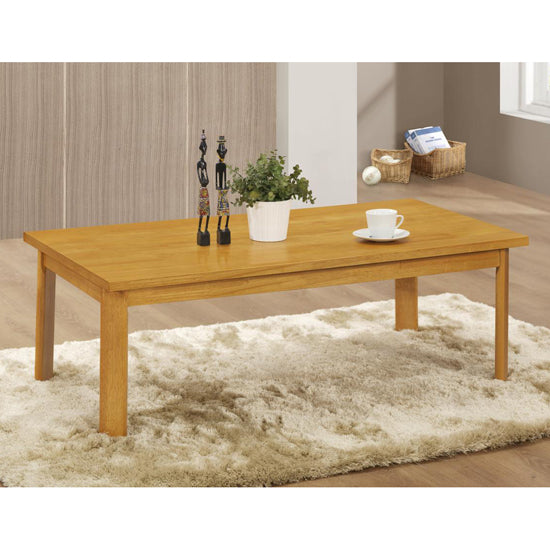York Wooden Coffee Table In Natural Oak
