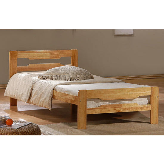 Adhil Solid Wood 3FT Single Bed In Natural