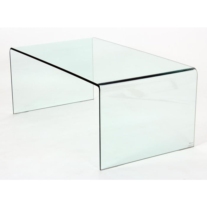 Arizona Clear Glass Coffee Table