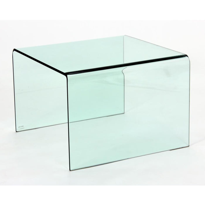 Angola Clear Glass Lamp Table
