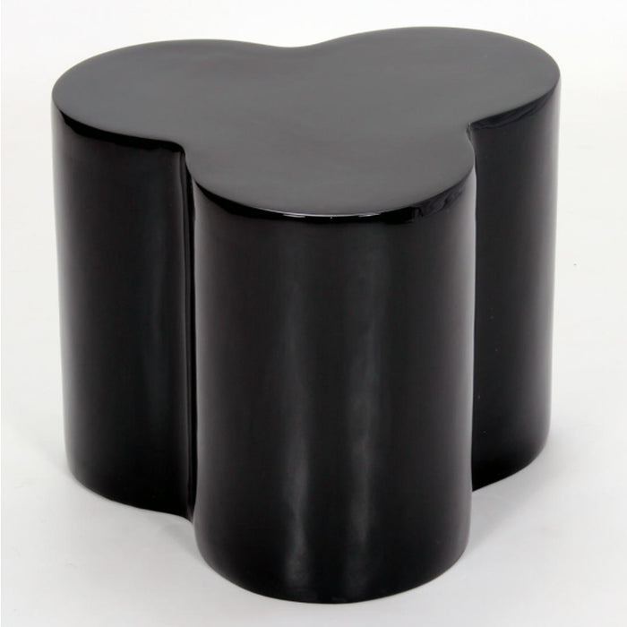 Colbert High Gloss Lamp Table In Black