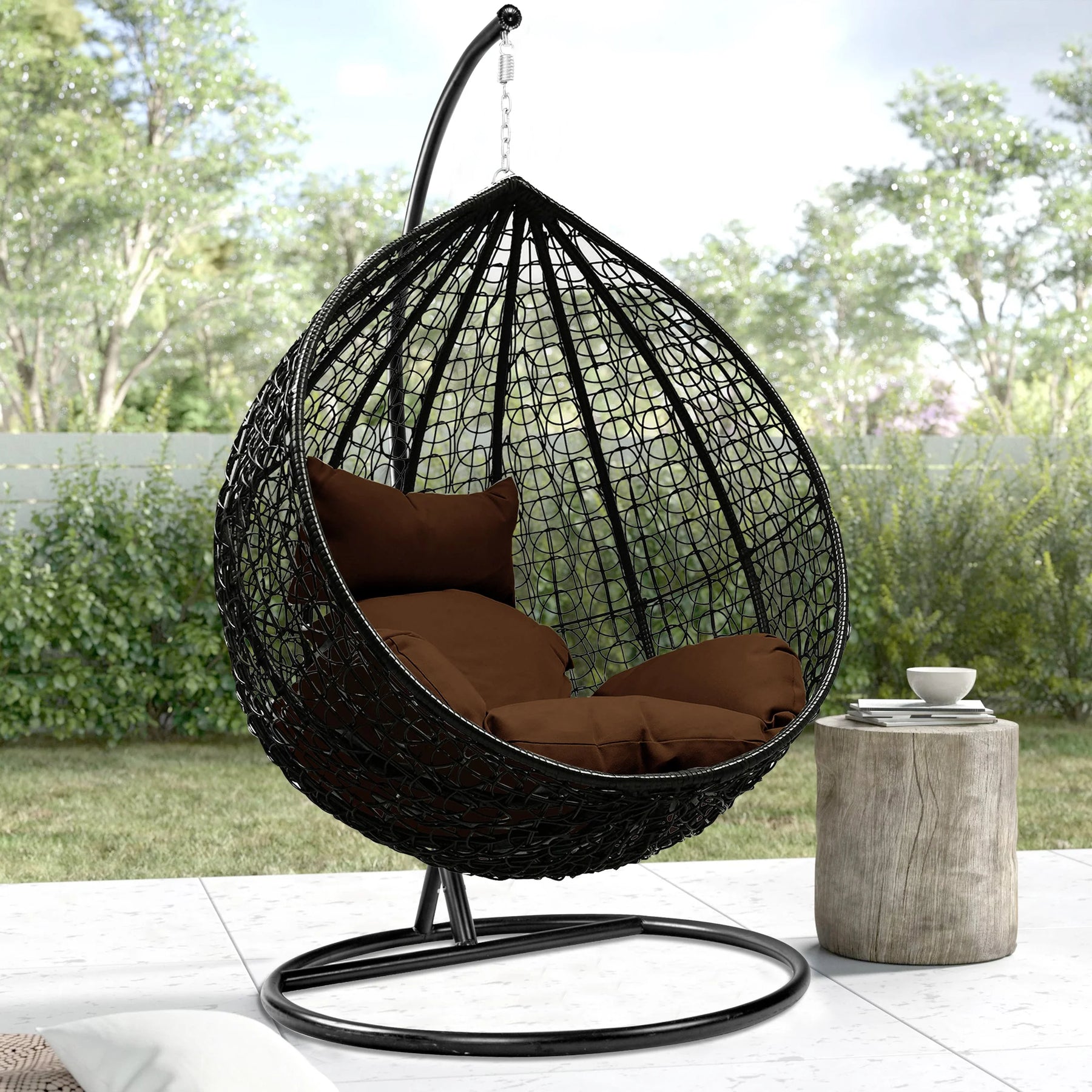 The Hanging Egg Chair with Stand: A Perfect Blend of Comfort and Style