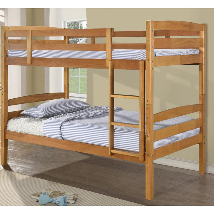 Tripoli Solid Wood Bunk Bed In Antique Pine