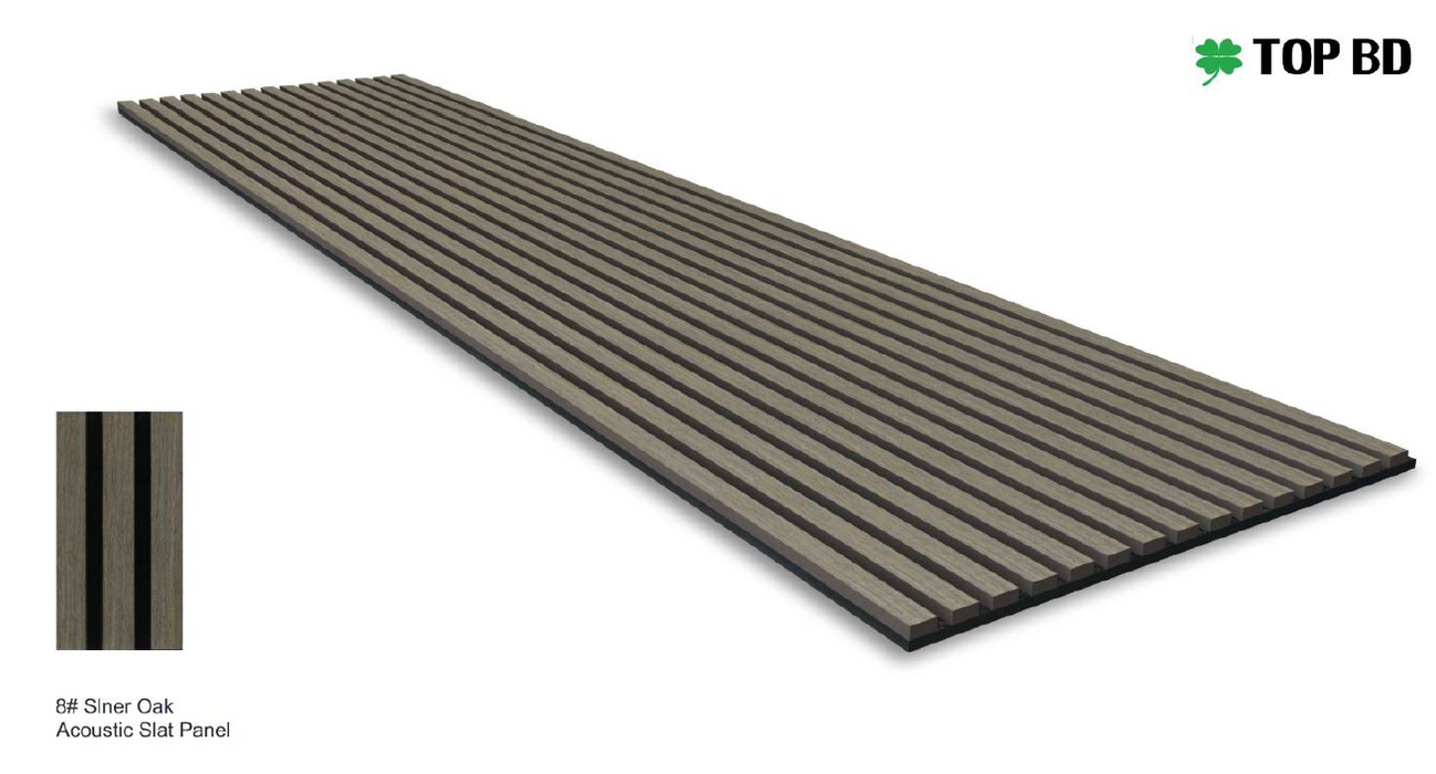 Slner Oak Wood Slat Acoustic Wall Panel