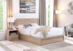 Sherwood 5FT King Size Storage Bed In Oak Finish