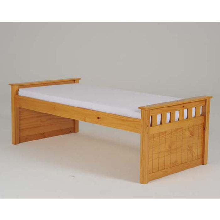 Carlton Solid Wood 3FT Single Bed In Oak