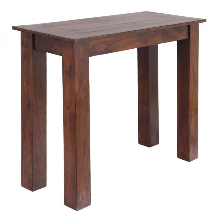 Chandler Wooden Console Table In Dark Brown