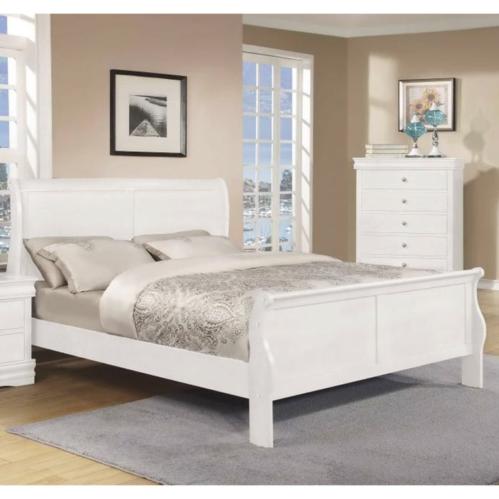 Highland White Solid Pine 4FT6 Double Bed