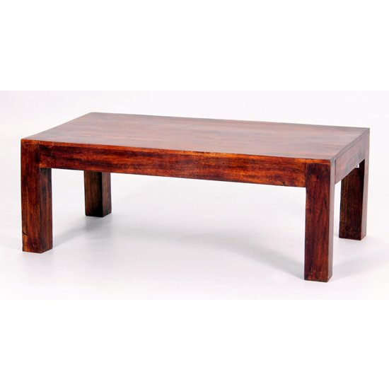 Johnstown Solid Acacia Coffee Table In Antique
