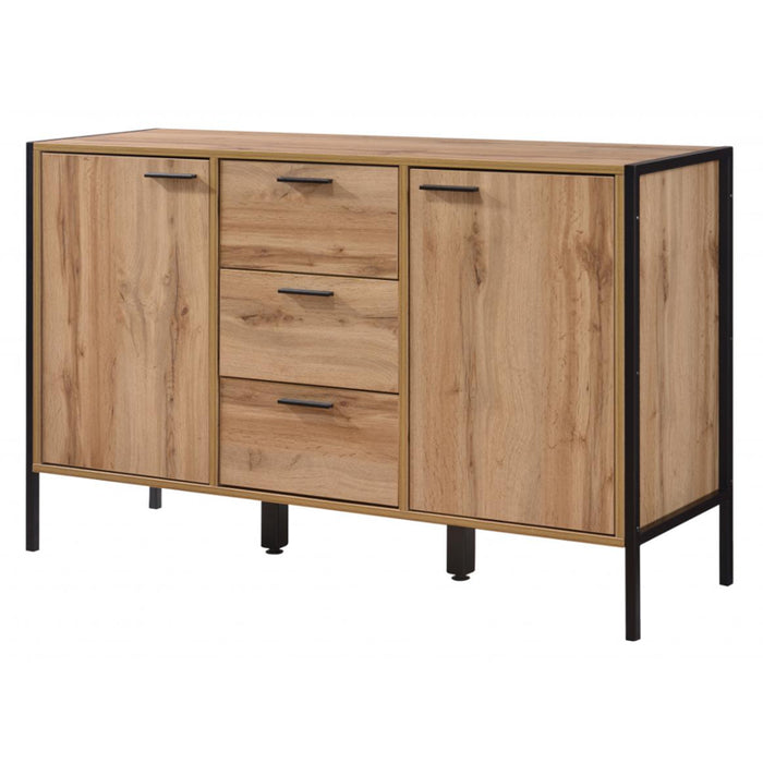 Marquette Sideboard With 2 Doors And 3 Drawers In Oak Effect