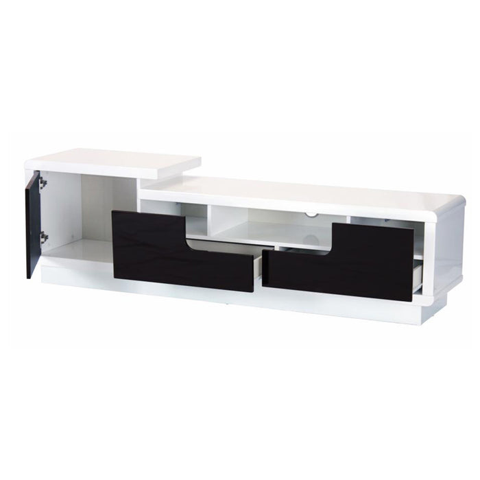 Redlands Wooden TV Stand In White High Gloss